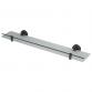 Kosmos glashylde 60 cm - B�rstet gunmetal