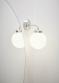 Hafa Globe lampe - B�rstet krom