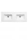 Hafa On Soft 121 dobbelt m�belvask - 2 hanehuller