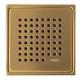 Purus Chess ramme/rist 150X150mm - B�rstet messing