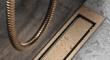 Unidrain Highline ramme - B�rstet kobber 900/25