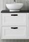 Hafa Eden 600 h�ndvaskskab - Hvid
