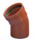 Wavin 110 mm 15 gr. PP-kloakb�jning