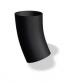 Prefa b�jning 80 mm sort aluminium 40 grader