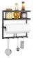 Wenko Gala multifunktionel k�kkenhylde t/v�g - Sort