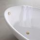 Str�mberg af- og overl�bss�t m/vandl�s - Messing