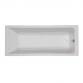 Str�mberg Quantum badekar t/indbygning - 170 x 70 - 1 rygl�n