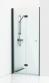 Outlet - Svedbergs Skoga folded�r til bruseniche - 80 cm - Mat sort
