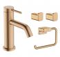 hansgrohe Tecturis S vandhane m/CoolStart, bundventil og tilbeh�r - B�rstet bronze