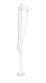 Hansgrohe Finoris badekararmatur t/gulv m/h�ndbruser - Mat hvid
