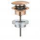 Grohe push-open bundventil 1 1/4 - B�rstet Warm Sunset