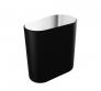Pressalit Style v�gh�ngt toiletspand - Krom/sort