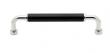 Gustavsberg H2 m�belgreb - Krom/sort - CC 128 mm