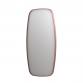 Sanibell Ink SP29 superellipse spejl m/ramme 50 x 100 cm - B�rstet kobber