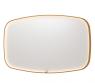 Sanibell Ink SP31 spejl m/lys, varme og sensor 140 x 80 cm - B�rstet mat guld