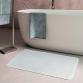 Hefe Fuzzy skridsikker badem�tte 50 x 80 - Hvid