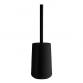 Beslagsboden Soft toiletb�rste t/gulv - Mat sort