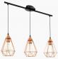 Eglo Tarbes pendler p� skinne - Kobber