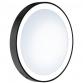 Smedbo kosmetikspejl m/sugekop og LEDlys - 7 x forst�rrelse - Mat sort