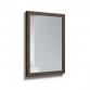 Str�mberg Rustic spejl m/ramme i massiv eg 60 x 80 - M�rk