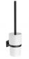 Smedbo House toiletb�rste t/v�g - Mat sort/porcel�n