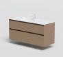 Str�mberg Lux 120 vaskeskab m/2 skuffer - Cocoa brun