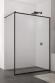 Bath fast brusev�g m/ramme - 90 cm - Mat sort