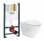 If� Spira Art toiletpakke inkl. s�de m/soft-close, cisterne og messing betjening