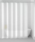 Hefe badekarsforhæng - 180 x 180 cm - Hvid Hefe badekarsforhæng - 180 x 180 cm - Hvid