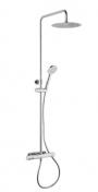 Hafa Mix Slim Round komplet brusesystem - �250 mm - Krom