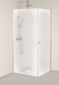 Hafa Igloo Pro brusehj�rne 70x70 cm - Frostet glas