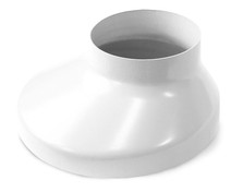 Plastmo br�ndkrave (75 mm) - hvid