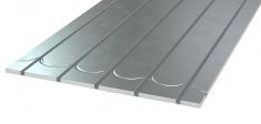 Altech gulvvarmeplade m/ vendespor og alu t/ 12 mm r�r - h�jde 13 mm
