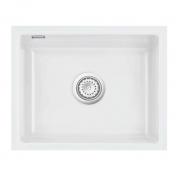 Lavabo Mera 50 U porcel�nsk�kkenvask - Krom afl�b
