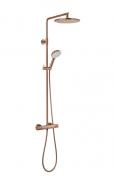 Damixa Silhouet komplet brusesystem - �250 - B�rstet kobber