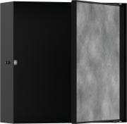Hansgrohe XtraStoris indbygget hylde med flisebar l�ge 300x300x100 - Mat sort