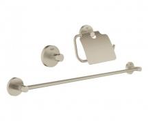 Outlet - Grohe Essentials tilbeh�rss�t 3 i 1 - B�rstet nikkel