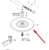 Hansgrohe Hovedbruser til Showerpipe � 240
