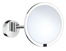 Smedbo Outline kosmetikspejl til v�g m/LED lys, sensor og 7 x forst�rrelse - Krom