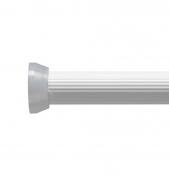 Hefe badeforh�ngsstang - 60-90 cm - Hvid