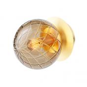 Cass�e Muro v�glampe m/bruntonet glas - B�rstet messing