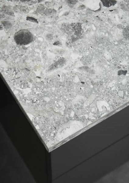 Hafa laminatbordplade 121 - Gr&aring; terrazzo