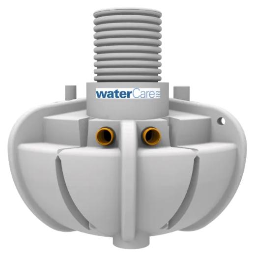 Watercare 3-kammertank 5PE - Gravitation m/indbygget fordelerbr&oslash;nd
