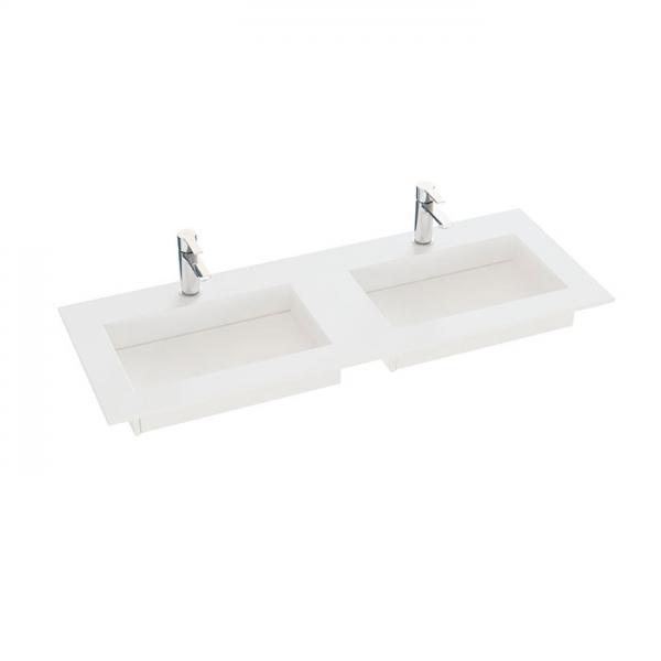 Dansani Angular dobbelt håndvask efter mål 220-240 cm - Blanco Zeus Dansani Angular dobbelt håndvask efter mål 220-240 cm - Blanco Zeus