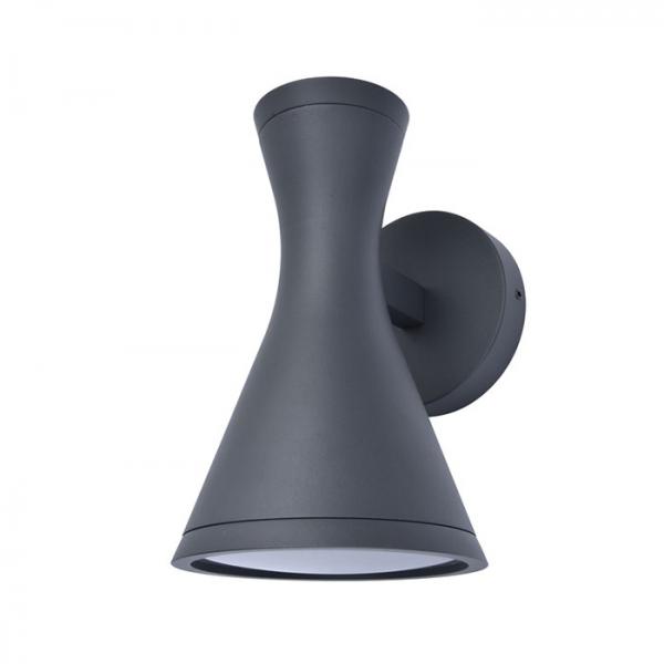 Lutec Architectural Brund udend&oslash;rslampe til v&aelig;g