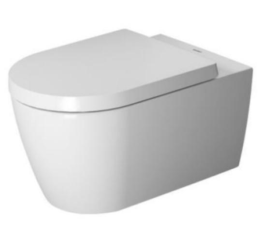 Duravit Me by Starck Rimless v&aelig;gh&aelig;ngt toilet inkl s&aelig;de m/softclose