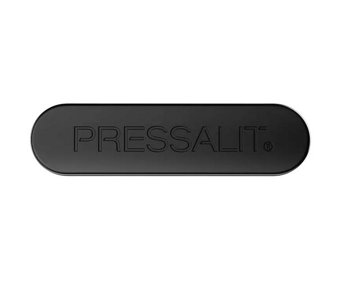 Pressalit Style designemblem med logo 2 stk - Sort Pressalit Style designemblem med logo 2 stk - Sort