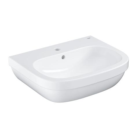 Grohe Euro 60 håndvask t/væg - 1 hanehul Grohe Euro 60 håndvask t/væg - 1 hanehul