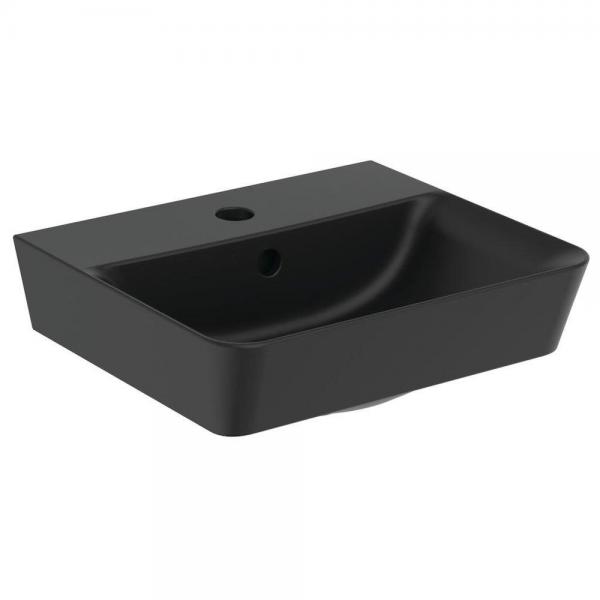 Ideal Standard Connect Air 40 håndvask t/væg - 1 hanehul - Mat sort Ideal Standard Connect Air 40 håndvask t/væg - 1 hanehul - Mat sort