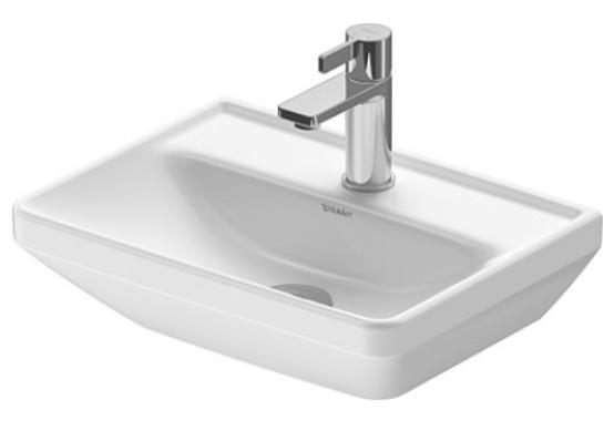 Duravit D-Neo 45 h&aring;ndvask t/v&aelig;g  - Uden overl&oslash;b